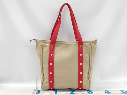 LOUIS VUITTON M40035 Antigua Caba MM Tote Bag with Name Tag