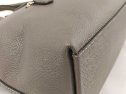 COACH CR156 Leather Georgia Satchel 2-Way Handbag, Brown, with Strap