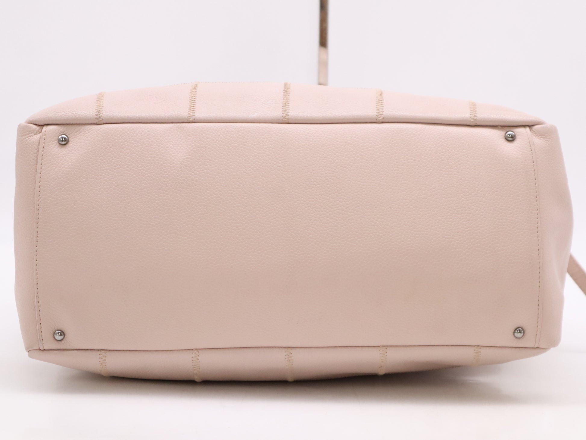 CHANEL Caviar Skin Chocolate Bar Shoulder Bag, Pink, Sticker, Card, 9842527 Shoulder Bag