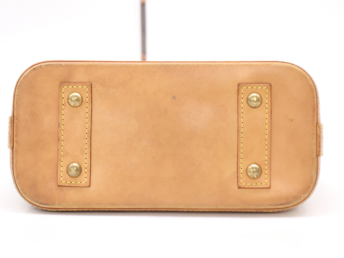 LOUIS VUITTON M53152 Monogram Alma BB Handbag with dust bag, box, padlock, two keys, and clochette