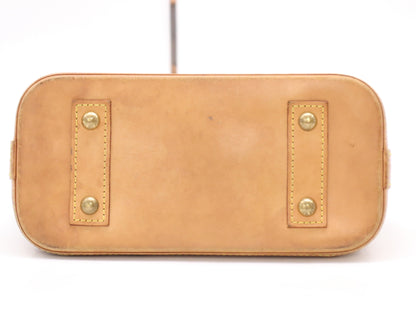 LOUIS VUITTON M53152 Monogram Alma BB Handbag with dust bag, box, padlock, two keys, and clochette