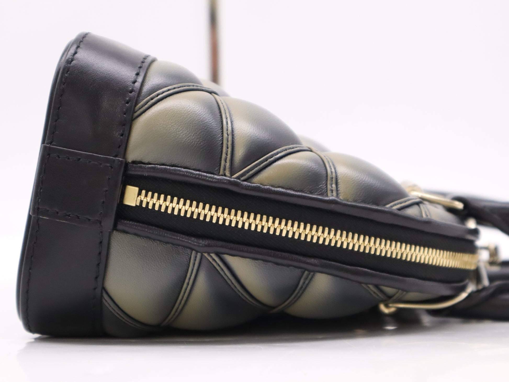 LOUIS VUITTON M23576 Leather Alma BB Maltage Handbag, RFID Verified, Includes Shoulder Strap, Box, Padlock, Two Keys, and Cloche