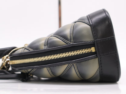 LOUIS VUITTON M23576 Leather Alma BB Maltage Handbag, RFID Verified, Includes Shoulder Strap, Box, Padlock, Two Keys, and Cloche
