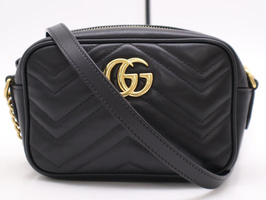 GUCCI 448065GG Marmot Mini Camera Bag Shoulder Bag