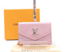 LOUIS VUITTON M69813 Leather Portefeuille Lock Mini Crystal Rose Wallet with Box and Dust Bag