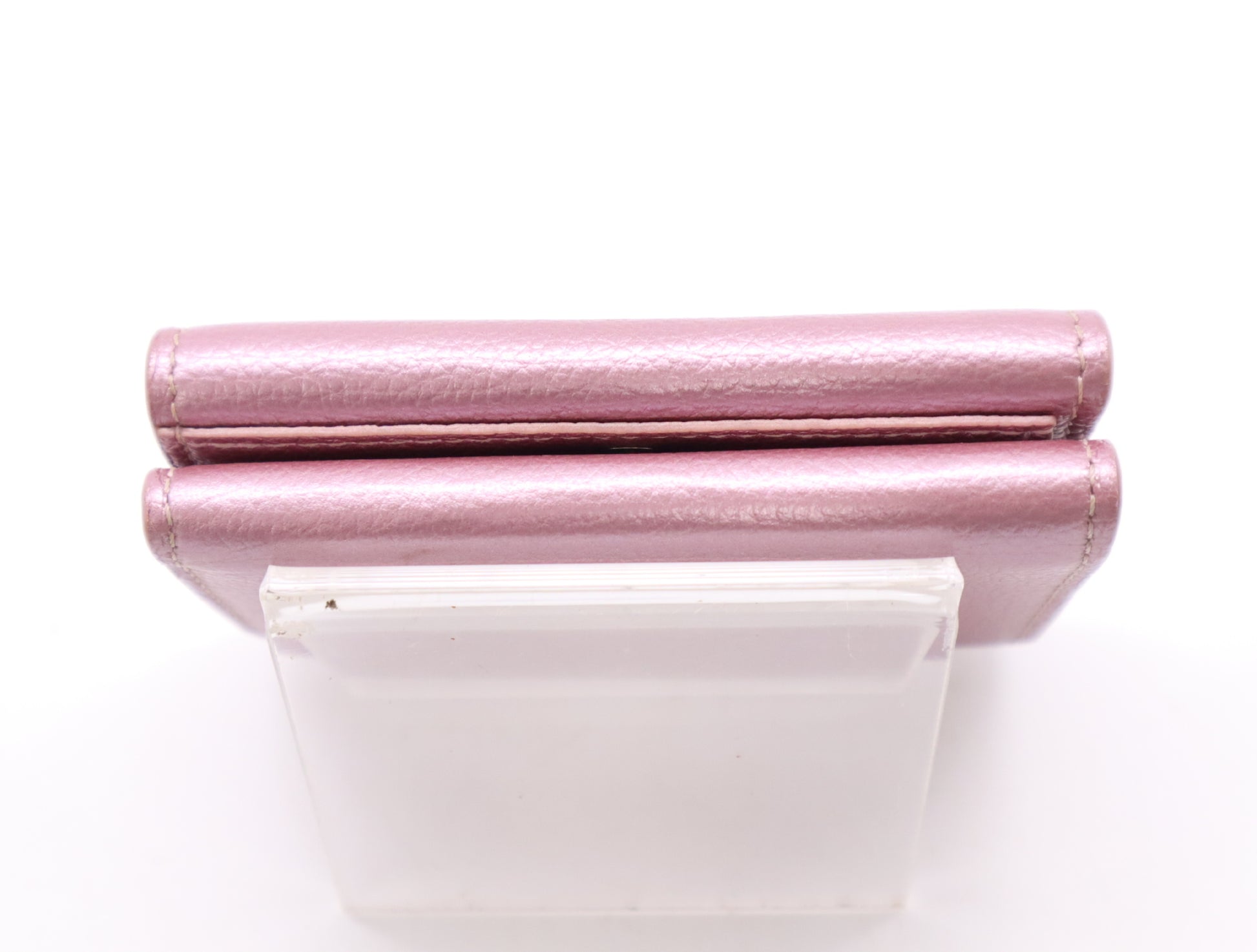 LOUIS VUITTON M69813 Leather Portefeuille Lock Mini Crystal Rose Wallet with Box and Dust Bag
