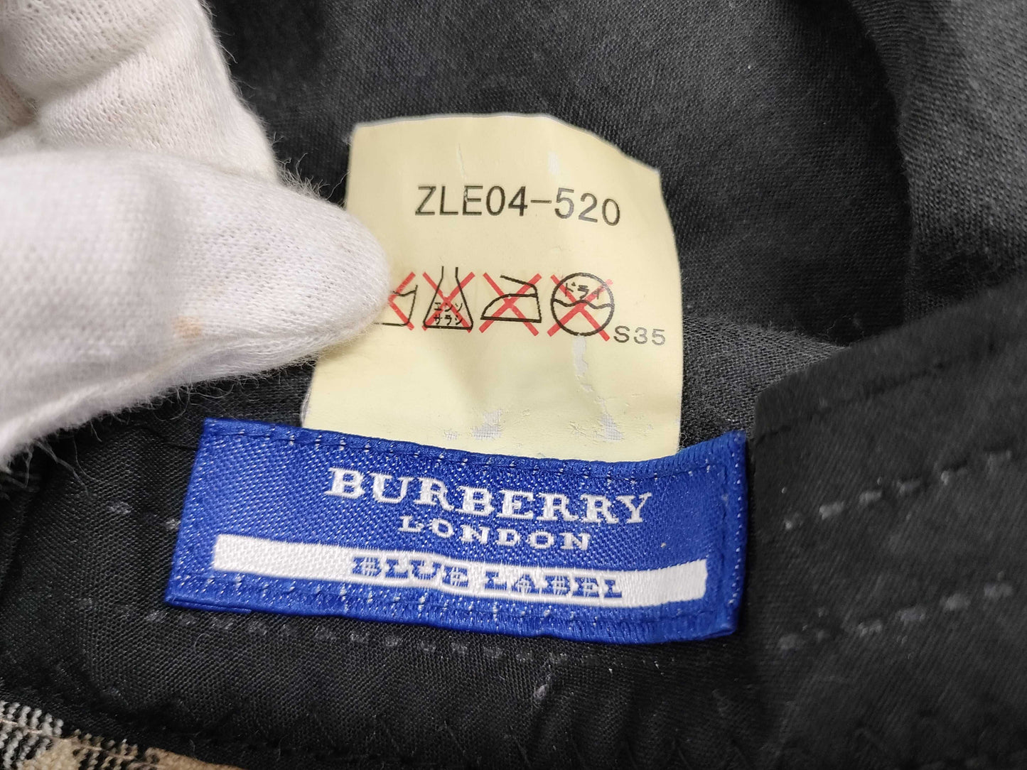 BURBERRY BLUE LABEL Nova Check Wool Hat and Other Accessories