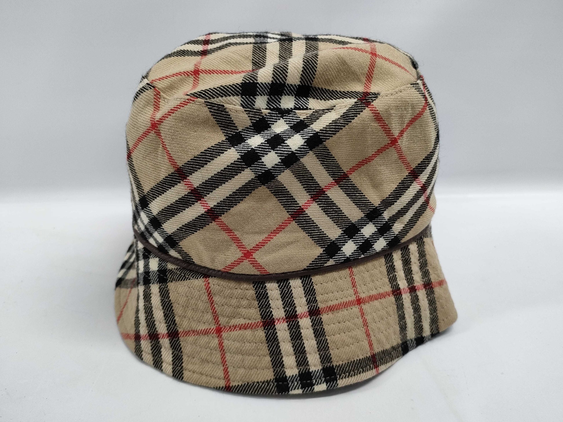 BURBERRY BLUE LABEL Nova Check Wool Hat and Other Accessories