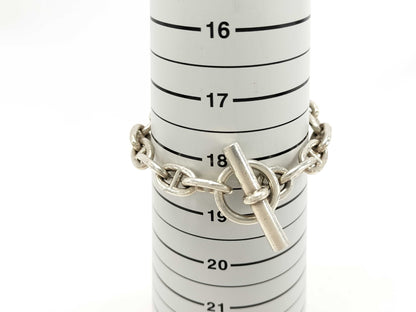 HERMES SV925 Chaine d'Ancre MM Bracelet 58.3g Bracelet/Bangle