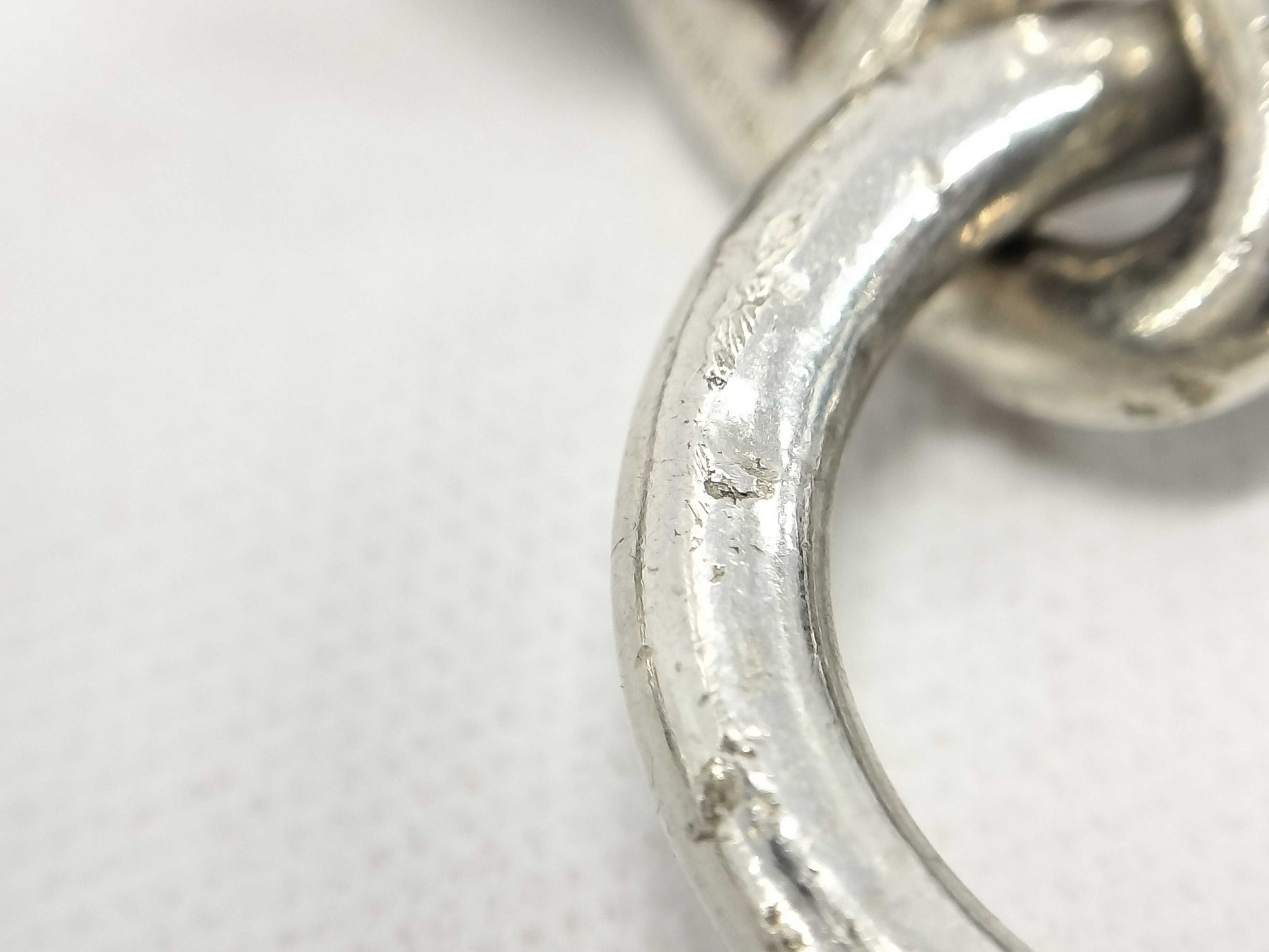 HERMES SV925 Chaine d'Ancre MM Bracelet 58.3g Bracelet/Bangle