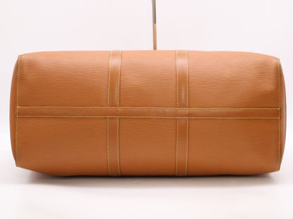 LOUIS VUITTON M42968 EpiKeepall 50 Zipangu Gold Boston Bag