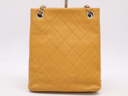CHANEL Caviar Skin Matelasse Shoulder Bag with Seal and Card 5944773 Shoulder Bag