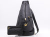 LOEWE Leather Anton Backpack, One-Shoulder Bag, Black, with Pouch
