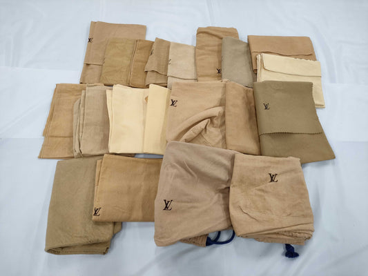Set of 20 Louis Vuitton Dust Bags 