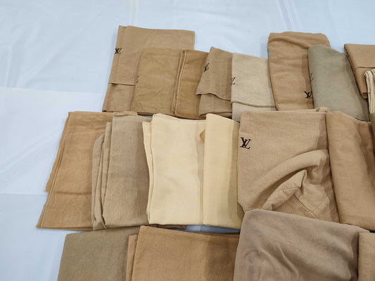 Set of 20 Louis Vuitton Dust Bags 