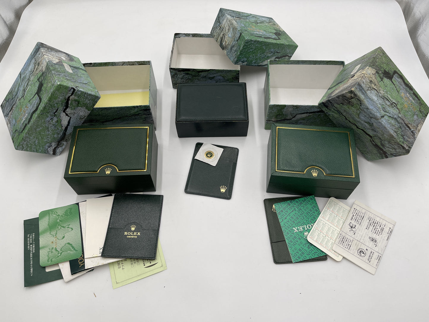 ROLEX Empty Box 3-Piece Set Unisex