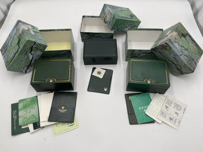 ROLEX Empty Box 3-Piece Set Unisex