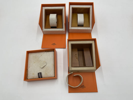 HERMES Empty Box Set of 4 Unisex