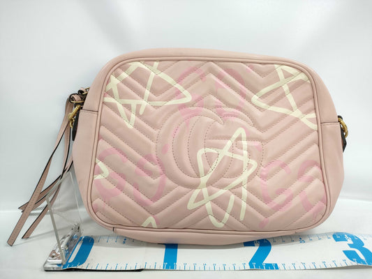 GUCCI Ghost GG Marmont Shoulder Bag