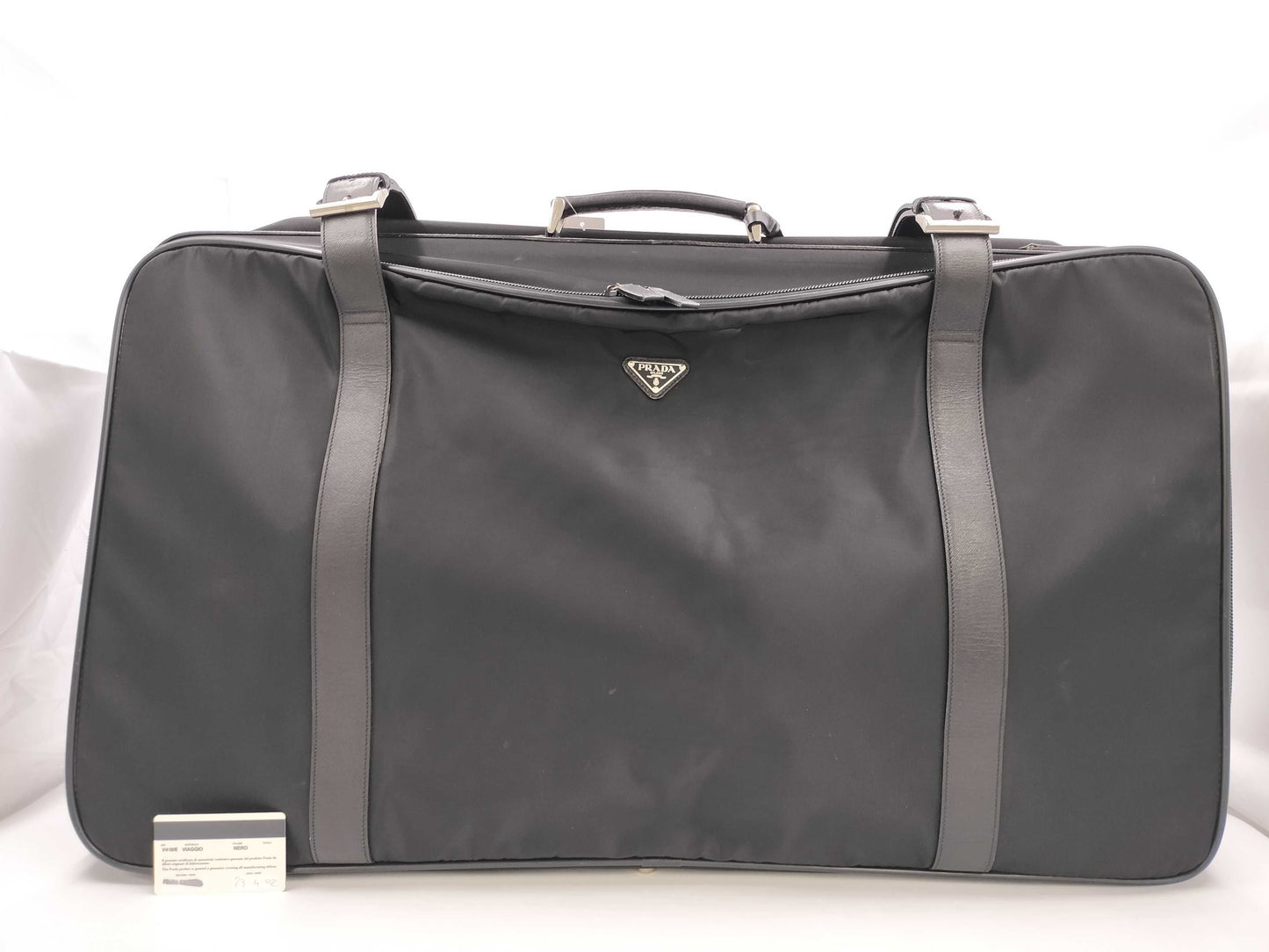 PRADA Prada Triangle Logo Carry Bag Suitcase Carry Bag