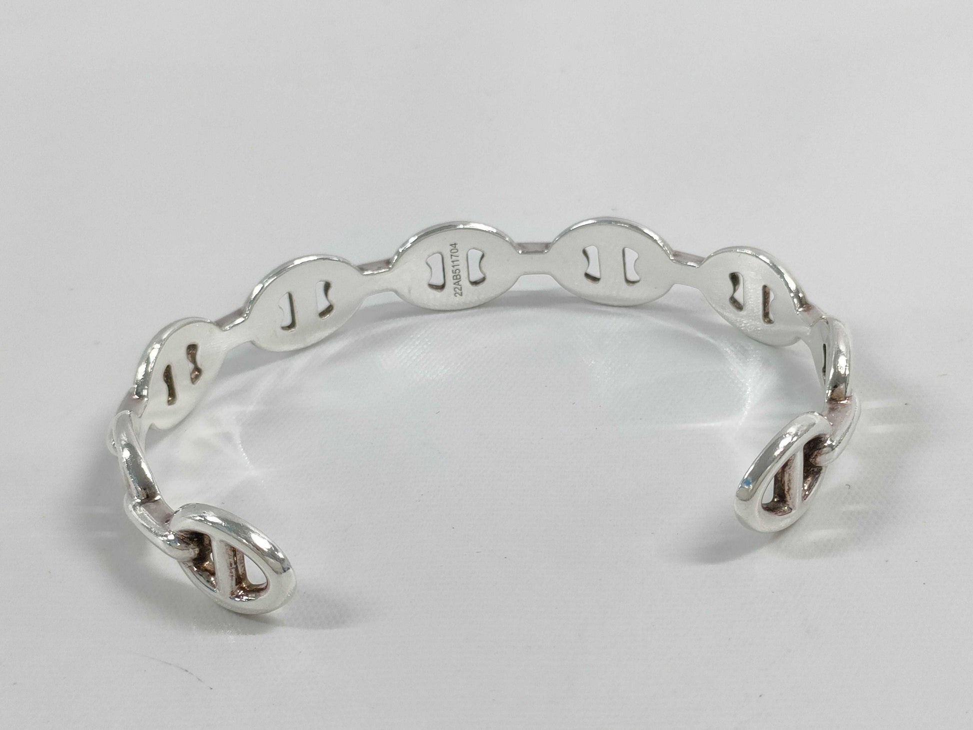 HERMES Chaine d'Ancre Anchaîne ST, Ag925, 17.2g, 22AB511704, Bracelet/Bangle