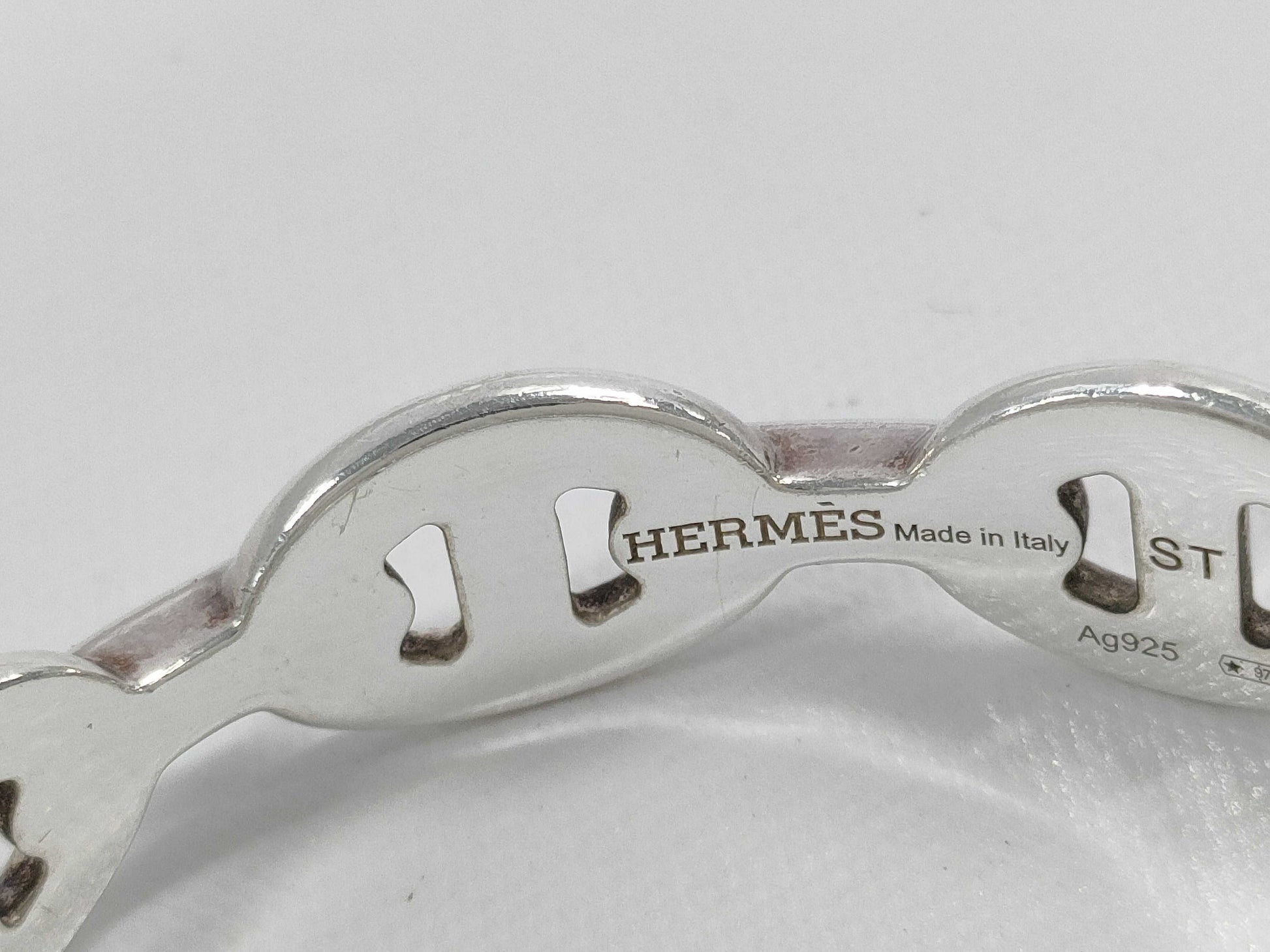 HERMES Chaine d'Ancre Anchaîne ST, Ag925, 17.2g, 22AB511704, Bracelet/Bangle