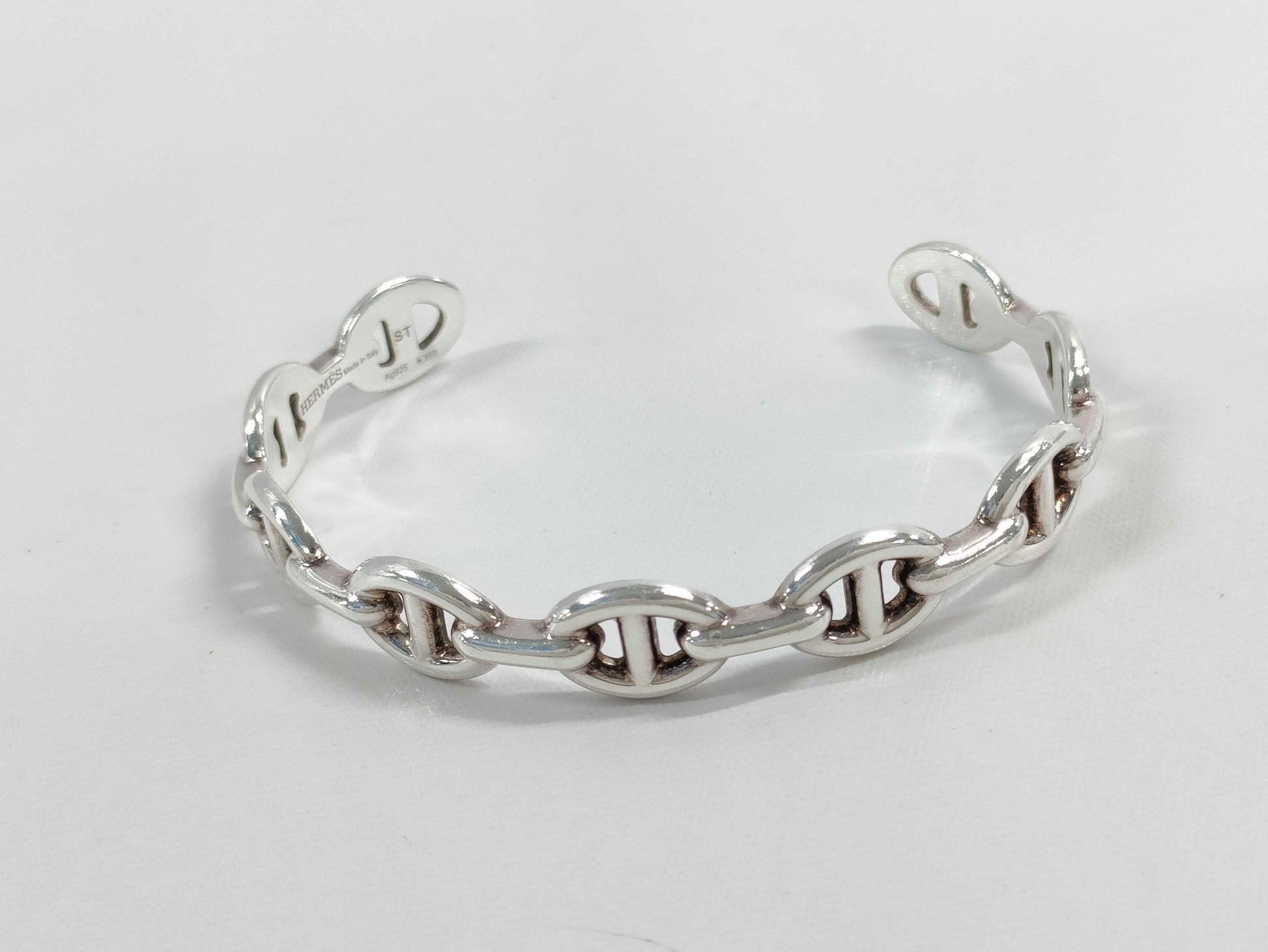 HERMES Chaine d'Ancre Anchaîne ST, Ag925, 17.2g, 22AB511704, Bracelet/Bangle