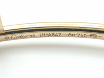 Cartier Justo Ankle SM #18 PG Au750 10.1g Bracelet Bangle