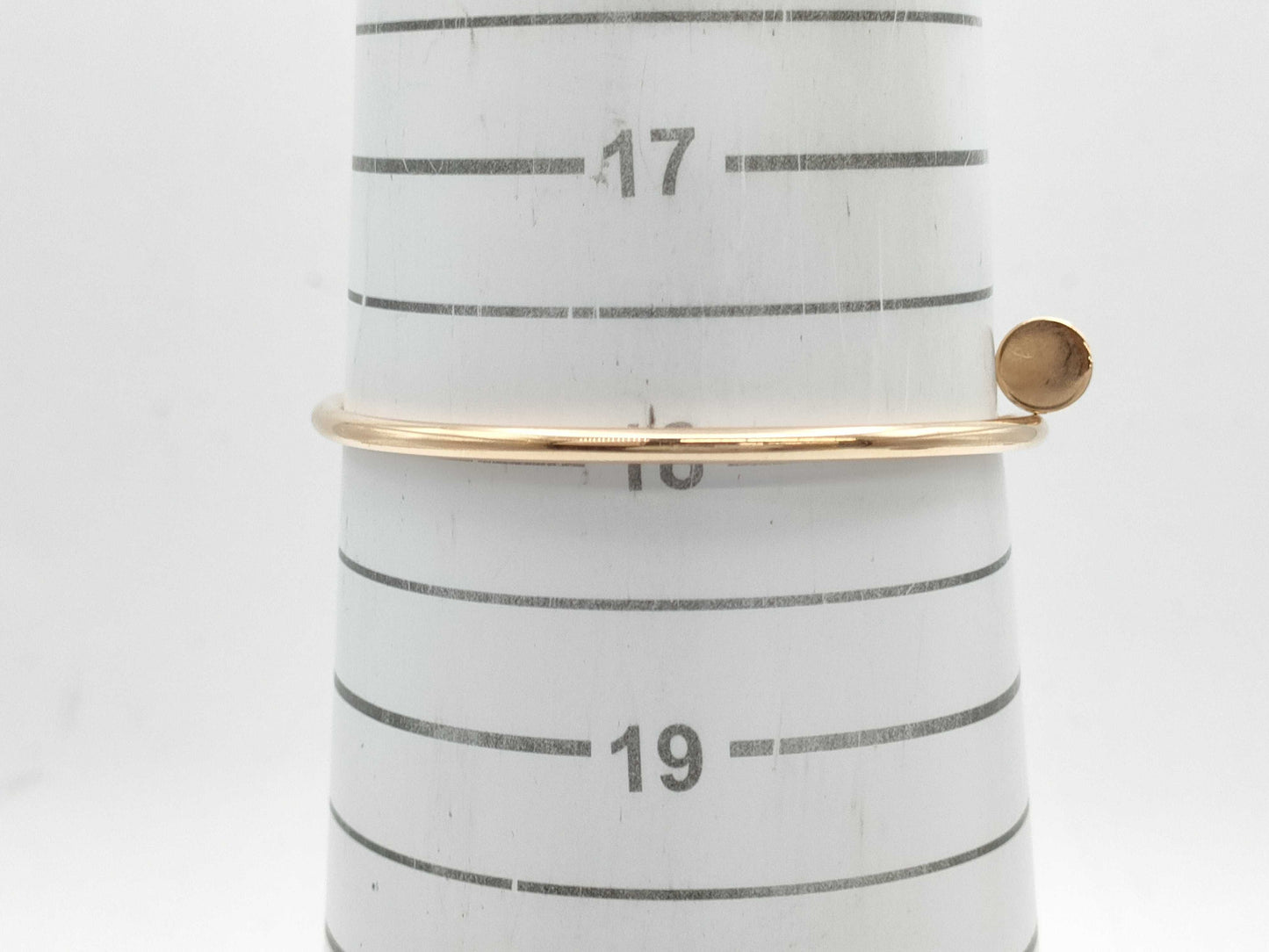 Cartier Justo Ankle SM #18 PG Au750 10.1g Bracelet Bangle