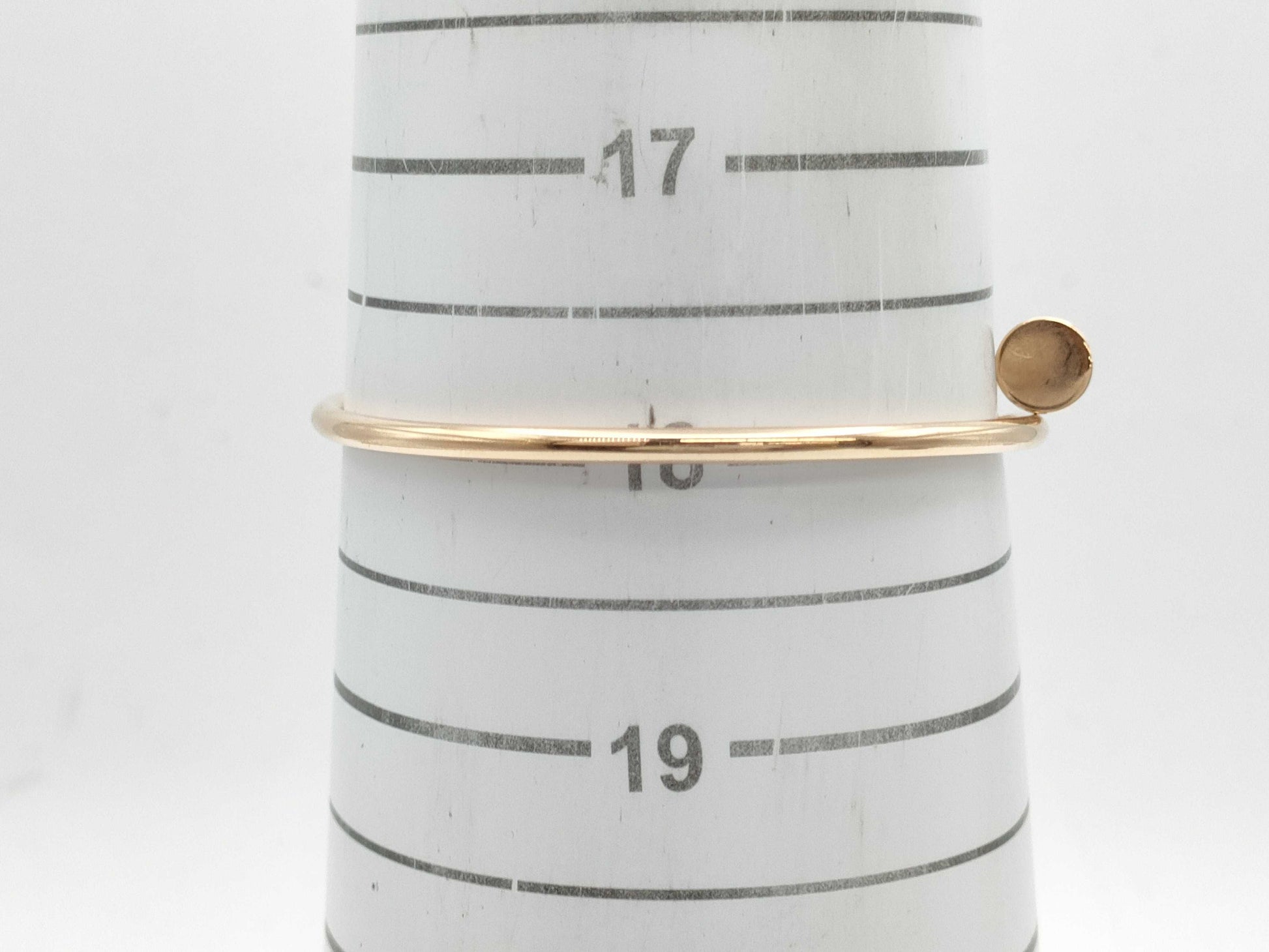 Cartier Justo Ankle SM #18 PG Au750 10.1g Bracelet Bangle