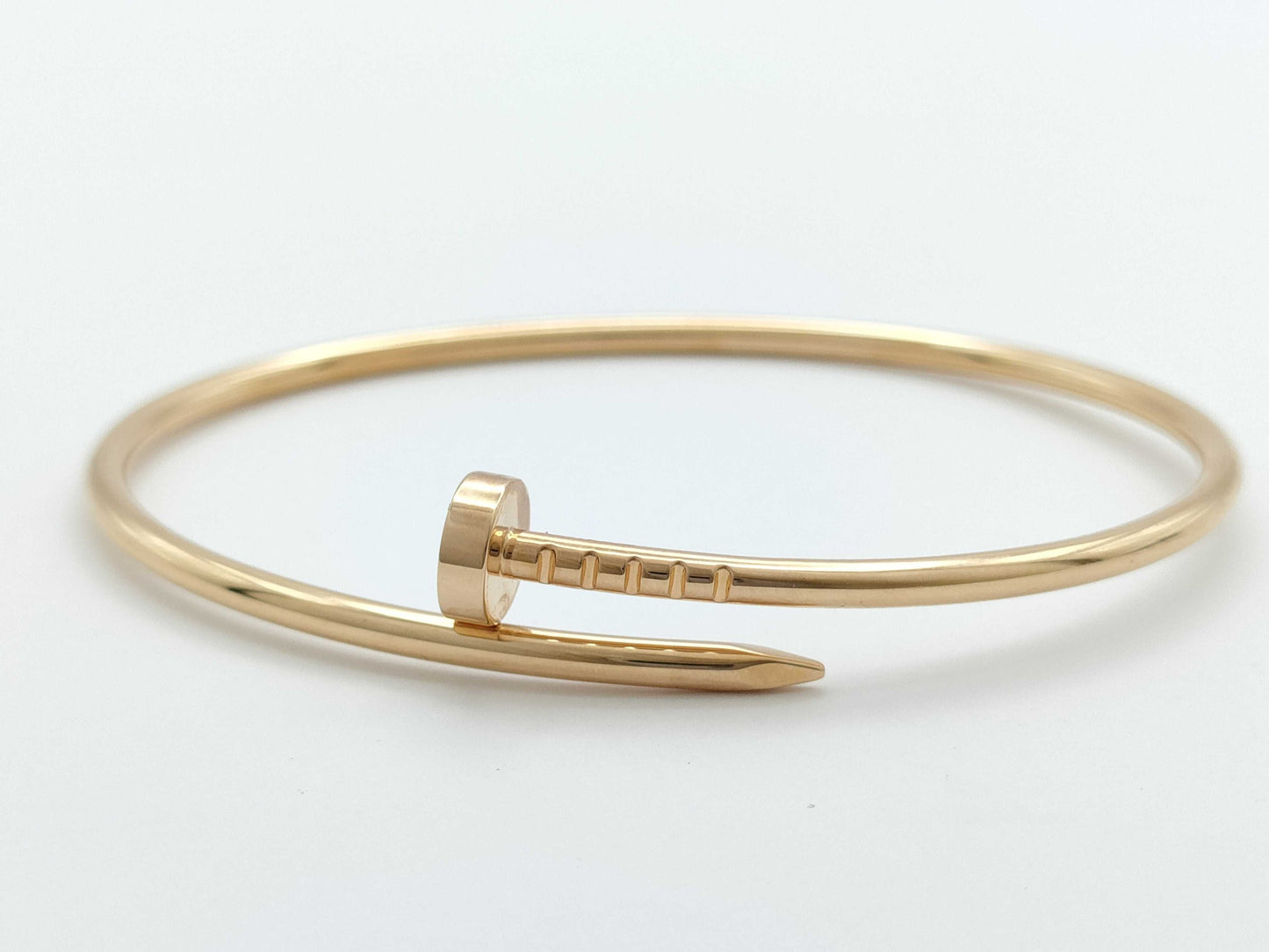 Cartier Justo Ankle SM #18 PG Au750 10.1g Bracelet Bangle