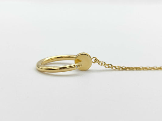 Cartier Juste un Clou Diamond Necklace in Yellow Gold and Au750, 5.9g 