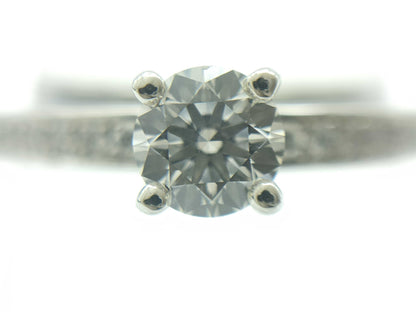 BVLGARI Rome Amor D0.31ct Melee Diamond Pt950 3.0g Ring 