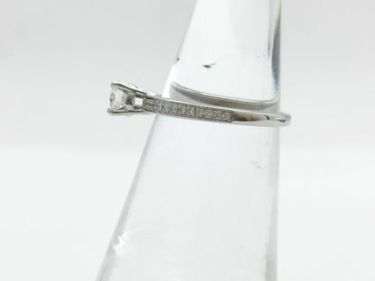 BVLGARI Rome Amor D0.31ct Melee Diamond Pt950 3.0g Ring 