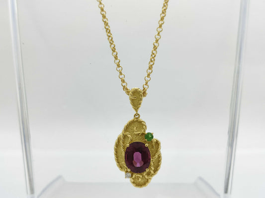 TASAKI G5.03ct D0.03ct K18 13.3g Necklace 