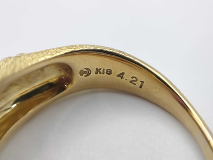 TASAKI G4.21ct D0.03ct K18 7.6g Ring 