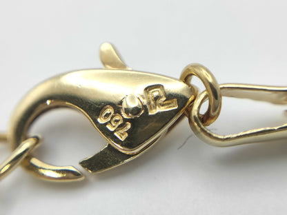 POLA R0.50ct D0.23ct 750 15.3g Necklace 