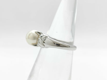 POLA Pearl Diameter Approx. 8.0mm Pt900 8.3g Ring 