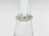 POLA Pearl Diameter Approx. 8.0mm Pt900 8.3g Ring 