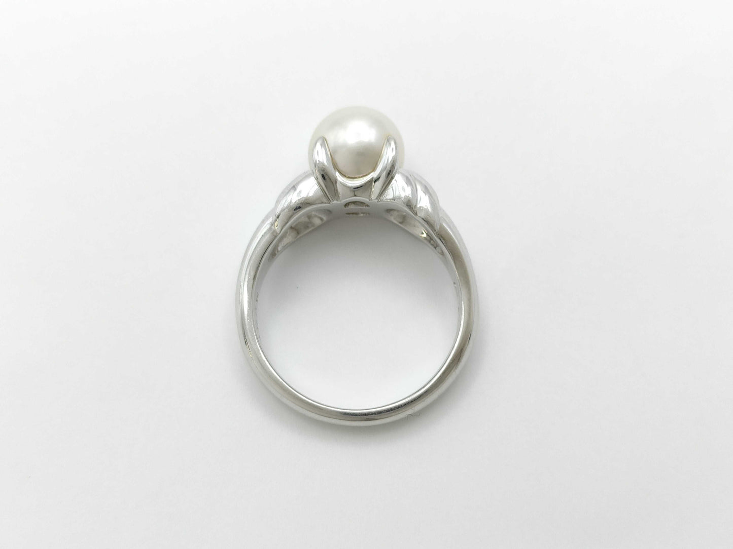 POLA Pearl Diameter Approx. 8.0mm Pt900 8.3g Ring 