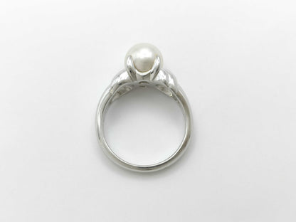 POLA Pearl Diameter Approx. 8.0mm Pt900 8.3g Ring 