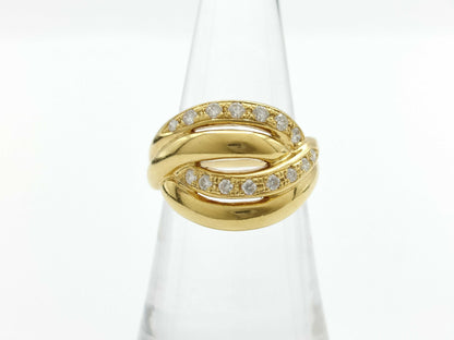 TASAKI D0.34ct K18 6.6g Ring 