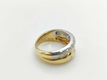 TASAKI D0.29ct K18/Pt900 8.7g Ring 