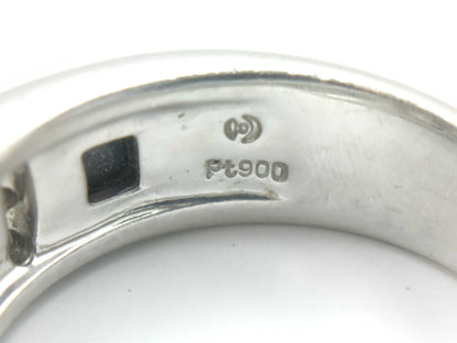 TASAKI Black Shell D0.09ct Pt900 12.1g Ring 