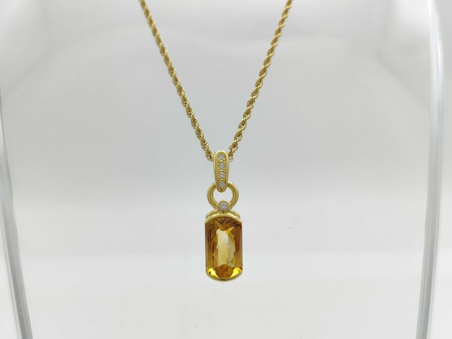 TASAKI CT4.37ct D0.06ct K18 8.5g Necklace 