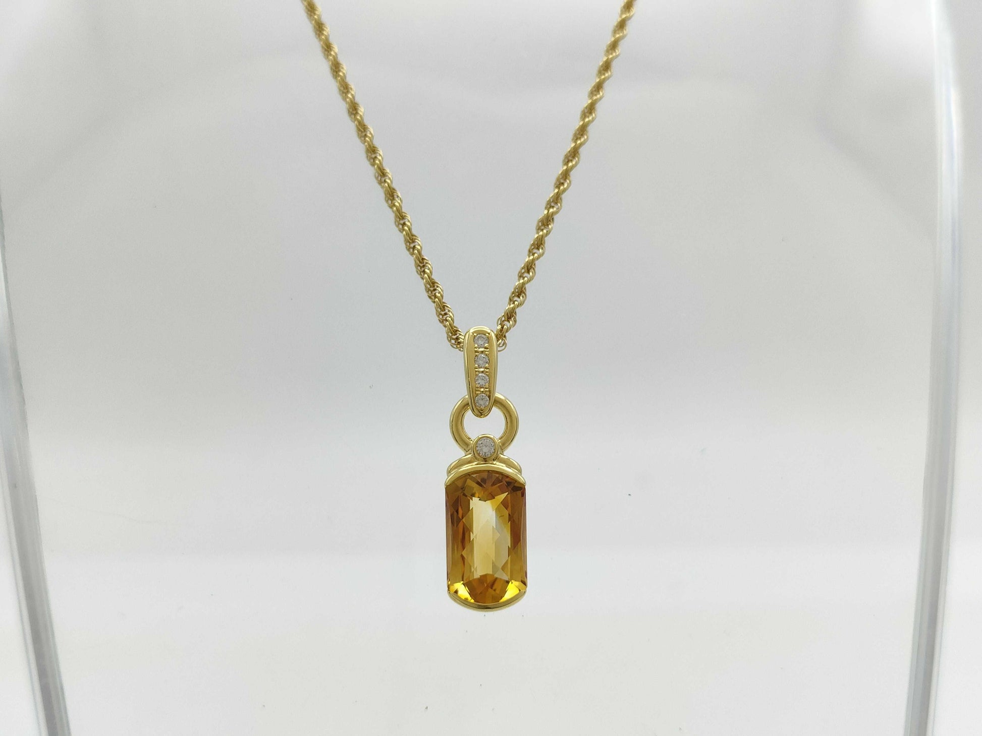 TASAKI CT4.37ct D0.06ct K18 8.5g Necklace 