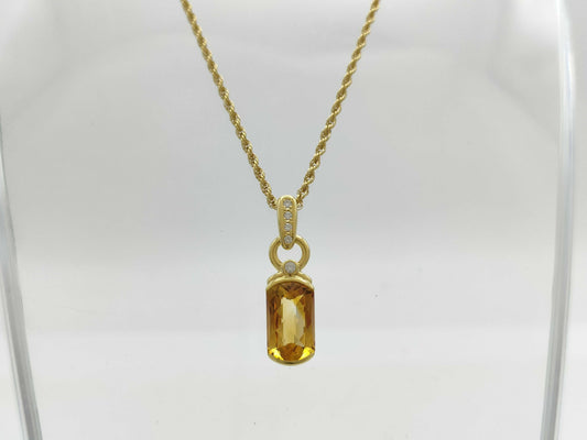 TASAKI CT4.37ct D0.06ct K18 8.5g Necklace 