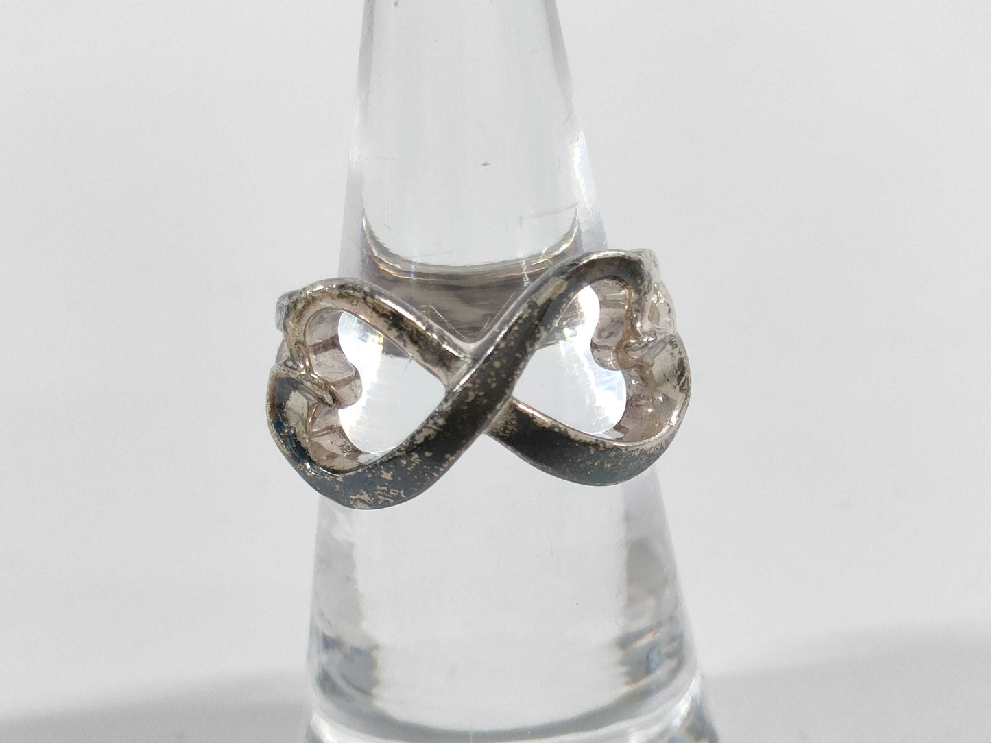 Tiffany & Co. Double Loving Heart 925 5.5g #9 Ring