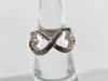 Tiffany & Co. Double Loving Heart 925 5.5g #9 Ring