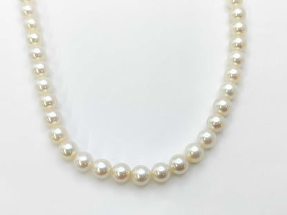 TASAKI Long 125cm Pearl Diameter Approx. 6.9-7.3mm SV 91.8g Necklace 